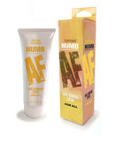 Numb AF Cupcake Flavored Anal Numbing Gel 1.5 Oz tube and packaging for comfortable anal play