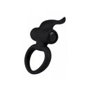 Adrien Lastic Lingus black vibrating cock ring with clitoral stimulator for intense pleasure and enhanced arousal during intimacy.