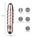 Maia Toys Lola Rose Gold Super Charged Twisty Bullet Vibrator at $19.99