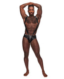 Male Power Lingerie Uranus Studded Harness Black S/M from Male Power Underwear at $26.99