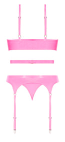 CLUB CANDY BASQUE & CHEEKY PANTY PINK S/M-5