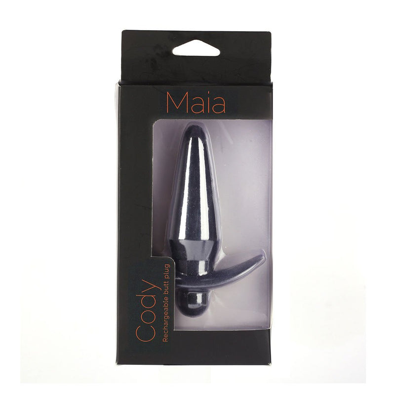 Maia Toys Maia Cody Rechargeable Butt Plug Black at $24.99