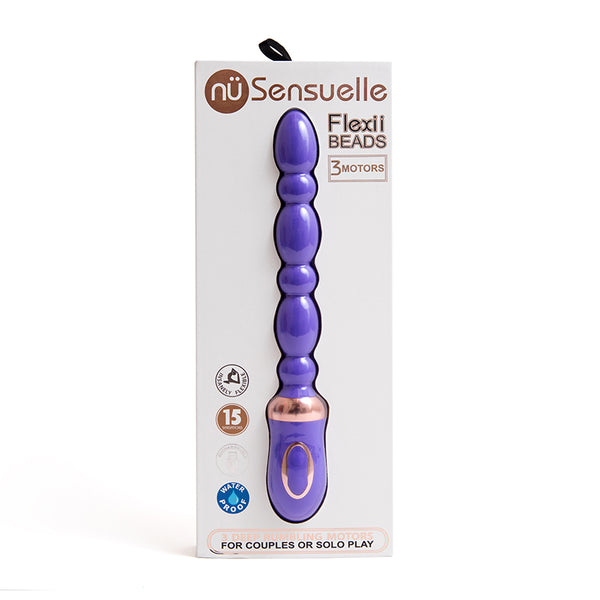 Nu Sensuelle Sensuelle Flexii Beads Ultra Violet Vibrator from Nu Sensuelle at $79.99