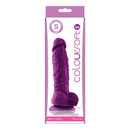 NS Novelties Colour Soft 5 inches Soft Dildo Purple at $24.99