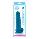 NS Novelties Colour Soft 5 inches Soft Dildo Blue at $24.99
