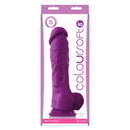 NS Novelties Colour Soft 8 inches Dildo Purple at $47.99