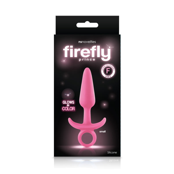 NS Novelties Firefly Prince Small Pink Butt Plug at $8.99