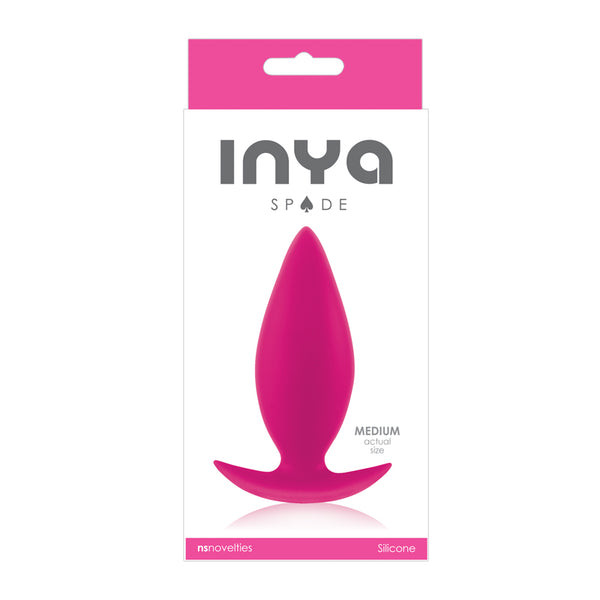 NS Novelties Inya Spades Medium Pink Butt Plug at $15.99