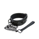 Sinful Black Collar by NS Novelties with Soft Neoprene Lining and Nickel-Free Chain