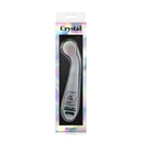 Crystal G-Spot Wand Clear Premium Glass Dildo by NS Novelties in packaging.