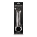 Renegade Fantasy Extension Large Clear - Body-safe TPE penis extension for enhanced girth and length, offering visual excitement.