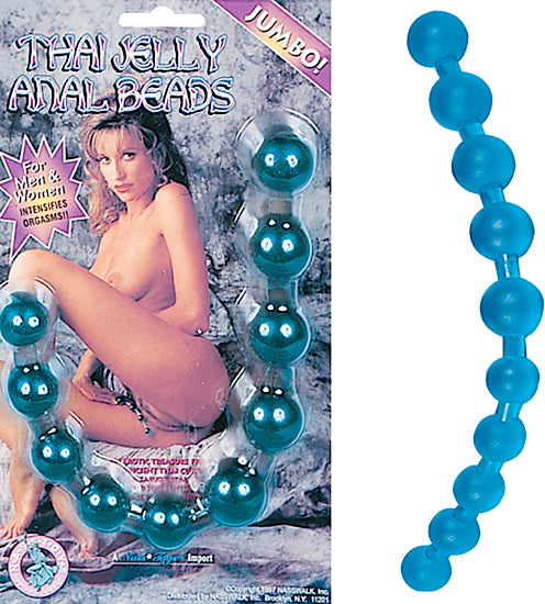 Nasstoys Thai Anal Beads Jumbo Blue at $8.99