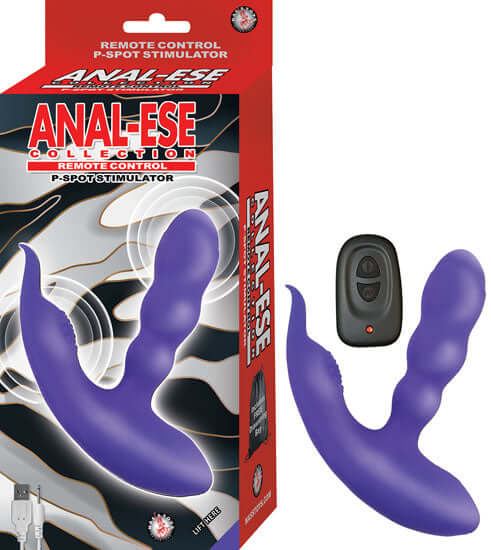 Nasstoys Anal Ese Collection Remote Control P-Spot Stimulator Purple at $54.99