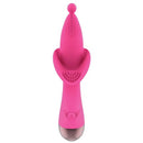 Passion Flower Bud Heat Up Massager - 36 Vibrations, Warming Silicone Tongue Vibrator