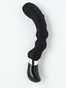 Sensuelle Homme Prostate Massager in black with a curved, textured design for enhanced pleasure and versatility