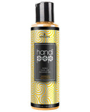 Handipop Mango Smoothie Hand Job Massage Gel by Sensuva, 4.2 fl oz, yellow swirled bottle, ultra-slippery gel for long-lasting sensual glide