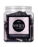 Vivify Tightening and Rejuvenation Gel 100 Single Use Packets in Tub Container.