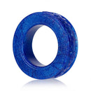 Oxballs Pig Ring Comfort Cock Ring in blue, made from stretchy silicone for enhanced endurance and pleasure.