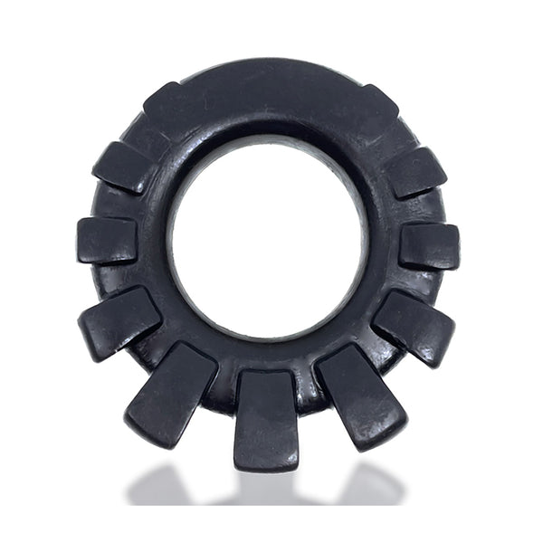 OXBALLS Cock Lug Lugged Cock Ring Black from Oxballs at $29.99