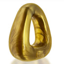 Oxballs Zoid Lifter Cock Ring in Bronze showcasing its unique shape and metallic finish.