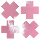 PASTEASE PETITE PLUS X FAUX LATEX BABY PINK CROSSES-0