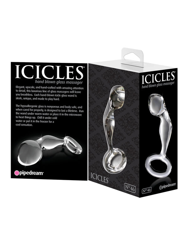 Pipedream Products Icicles # 46 Upscale Hand Blown Glass Anal Probe at $25.99