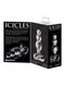 Pipedream Products Pipedream Products Icicles # 47 Hand Blown Glass Clear Beaded Butt Plug at $23.99