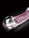 Pipedream Products Icicles # 53 Hand Blown Glass Pink Massager at $34.99
