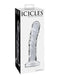 Pipedream Products Pipedreams Icicles # 62 Hand Blown Glass Clear Penis-shaped Massager at $39.99