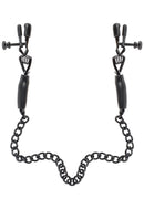 Adjustable Fetish Fantasy Series Nipple Chain Clamps for heightened nipple play and intense sensation.