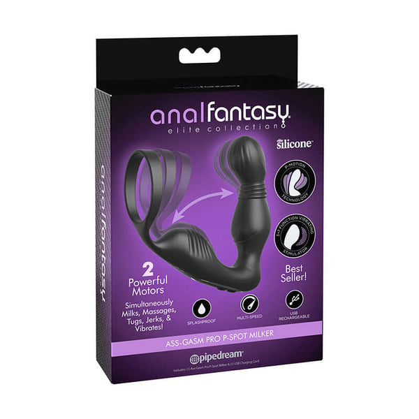 Pipedream Products Anal Fantasy Elite Ass-Gasm Pro P-Spot Milker at $109.99