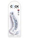 Pipedream Products King Cock Clear 7.5 inches Cock Realistic Dildo with Balls at $34.99