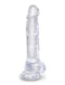 Pipedream Products King Cock Clear 8 inches Cock Realistic Dildo with Balls at $34.99
