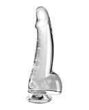 King Cock Clear 7.5-inch dildo with lifelike design and realistic details by Pipedream Products