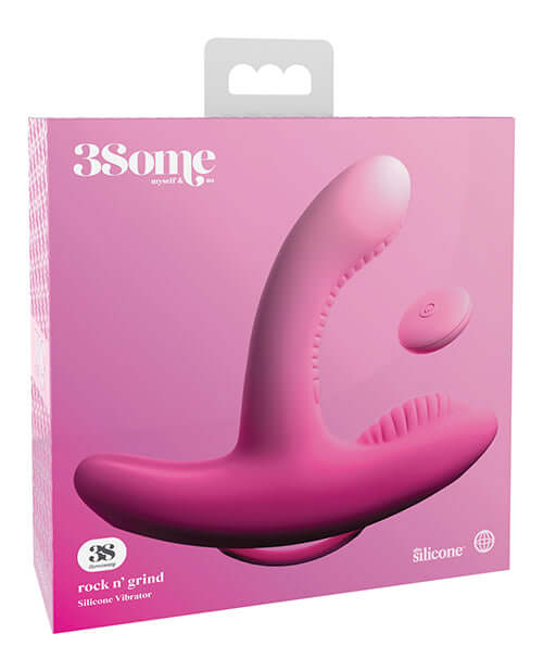 Pipedream Products 3some Rock N Grind Silicone Vibrator at $99.99