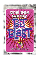 BJ Blast Strawberry Oral Sex Candy - Fizzing, Popping, Exploding Sensations