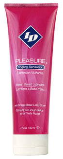 ID Lube Pleasure Tingling Sensation Water-Based Lubricant 4oz Travel Tube