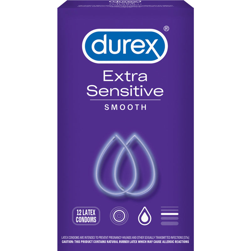 Paradise Products Durex Extra Sensitive Smooth Latex Condoms 12 Count at $12.99