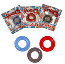 Screaming O Ring O 18 Piece Display featuring colorful silicone cock rings in packaging.