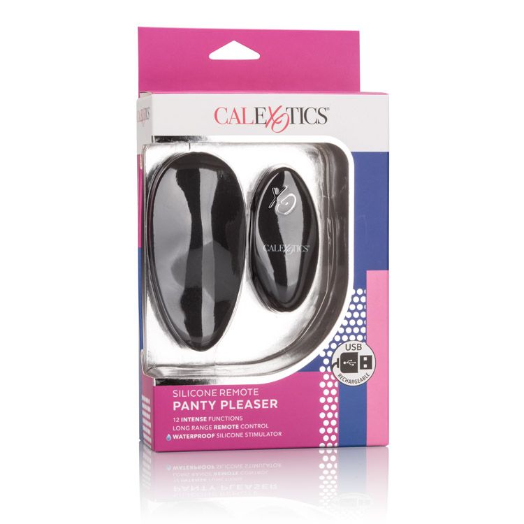 California Exotic Novelties Silicone Remote Panty Pleaser Black at $49.99