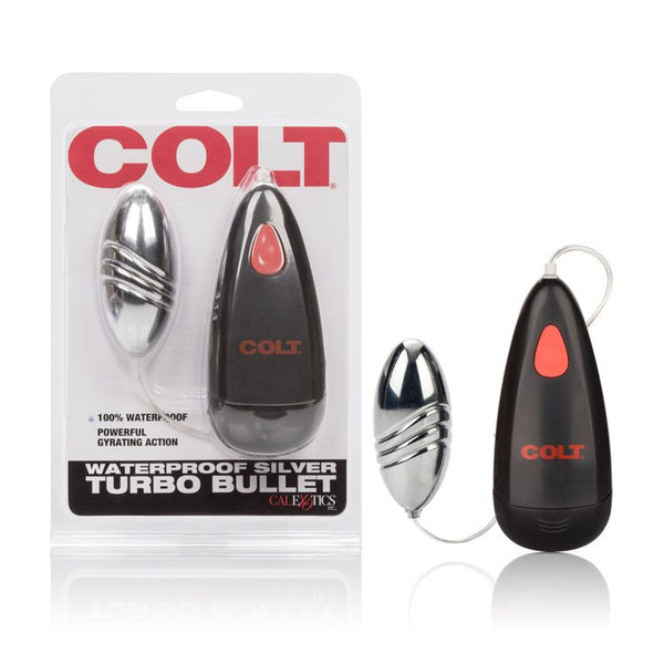 California Exotic Novelties Colt Silver Turbo Bullet Vibrator Waterproof at $17.99
