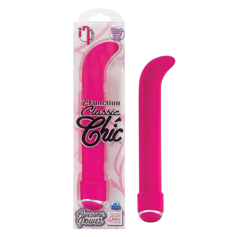 California Exotic Novelties 7 Function Classic Chic G-Spot Pink Vibrator at $20.99