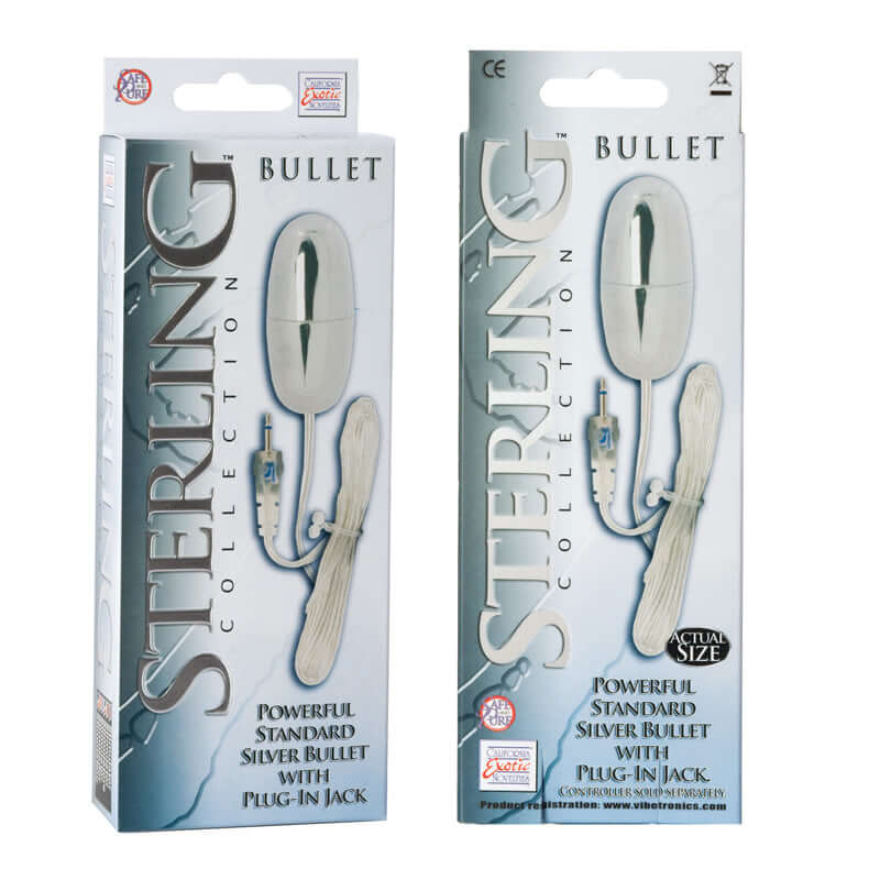 Sterling Collection Silver Bullet Vibrator - Phthalate-Free Sterling Collection Silver Bullet Vibrator - Phthalate-Free