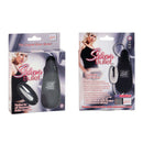 Packaging of Swedish Erotica Silver Bullet vibrator with multi-speed power pack and sleek, compact design.