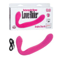 California Exotic Novelties Rechargeable Love Rider Strap On Pink at $59.99