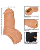 California Exotic Novelties Packer Gear 5 inches Utra Soft Silicone STP Tan at $29.99