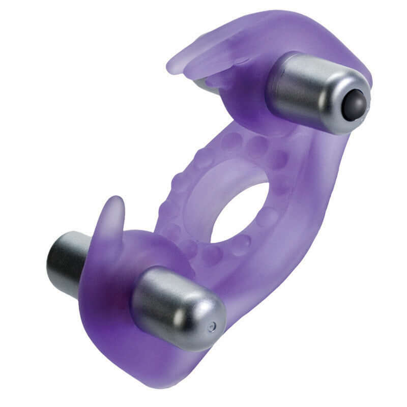 Rocking Rabbit Vibrating Cock Ring Purple Rocking Rabbit Vibrating Cock Ring Purple