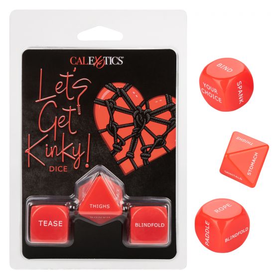 California Exotic Novelties Let's Get Kinky Dice Adult Game at $7.99