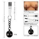 California Exotic Novelties Nipple Grips Weighted Tweezer Nipple Clamps at $11.99