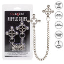 California Exotic Novelties Nipple Grips 4 Point Nipple Press with Chain at $21.99